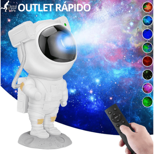 Projetor de Luz Noturna Astronauta ( Oferta somente hoje)